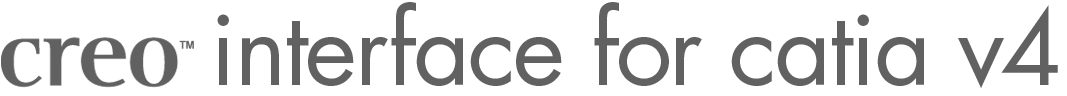 Creo Interface for CATIA v4 Logo